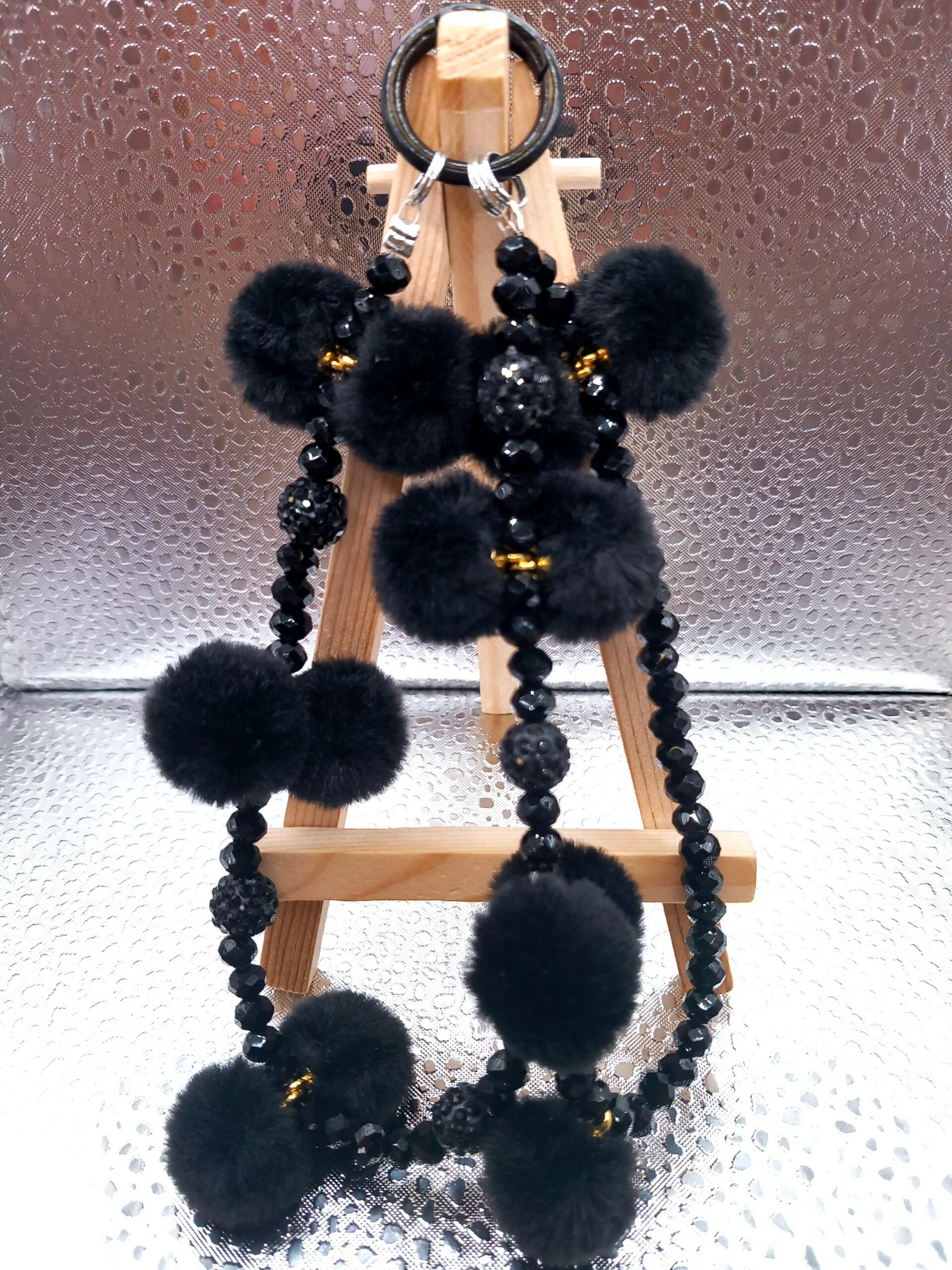 Kristallen Telefoonkoord – Stijlvol & Sprankelend