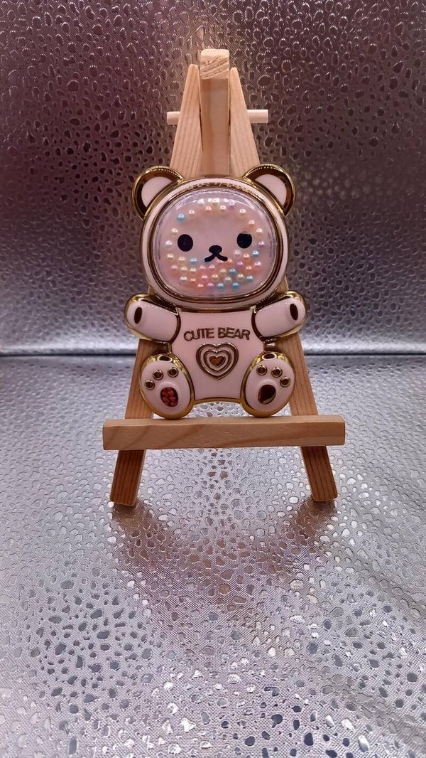 Telefoon ringhouder Beerwelp creme