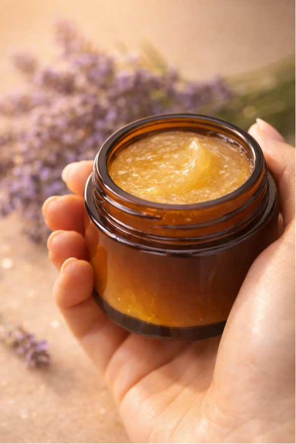 Herstellende bodybalm voor droge en gevoelige huid