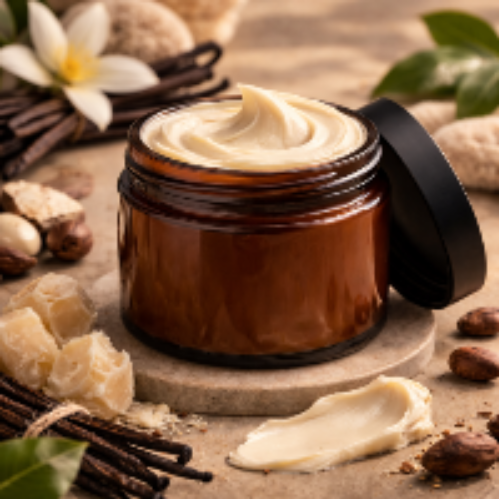 Romige bodybutter voor verzorging van de gevoelige huid