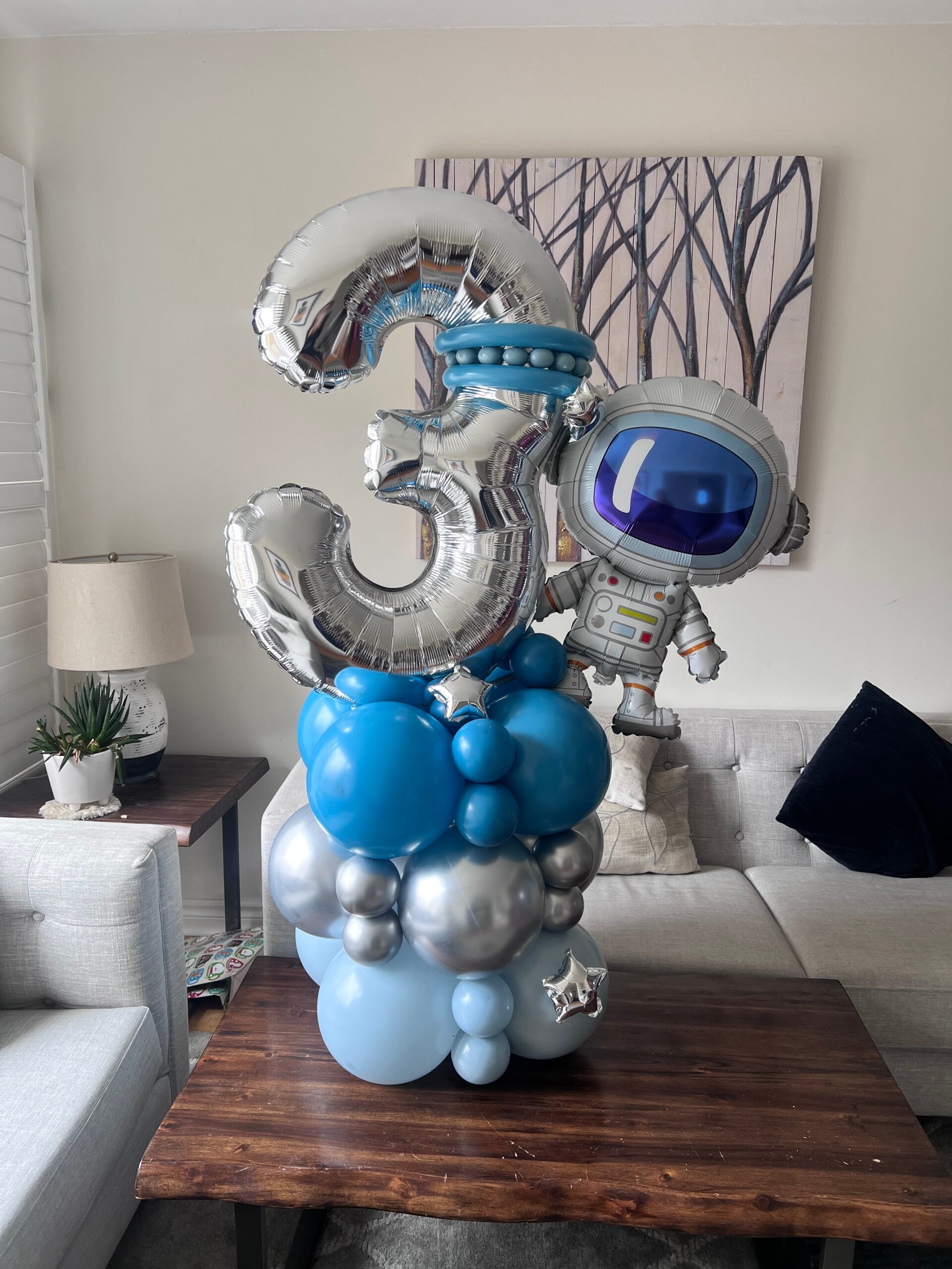 Number column with one or more foils