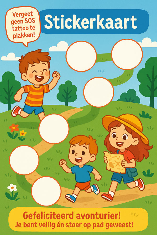 S.O.S. avonturierkaart – spaar voor iets leuks