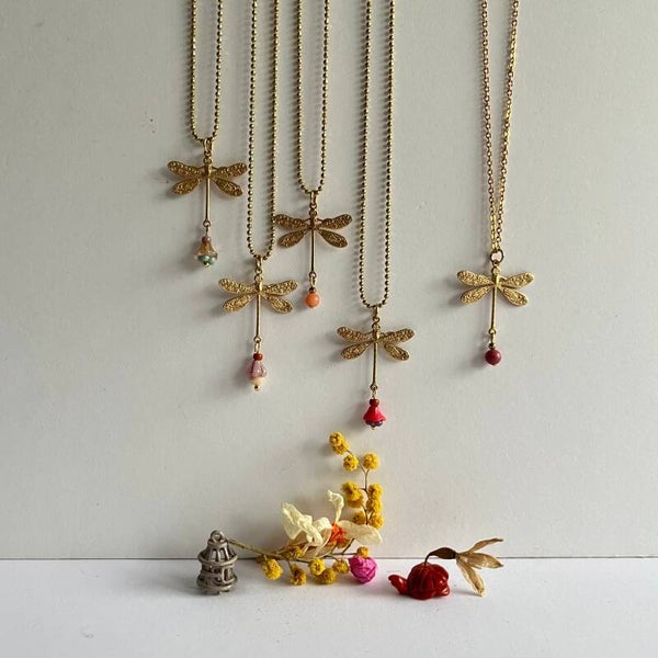 Dragonfly Necklace 03CS