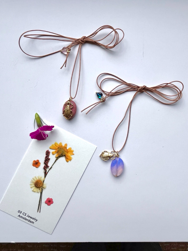 Beetle Necklace 03CS