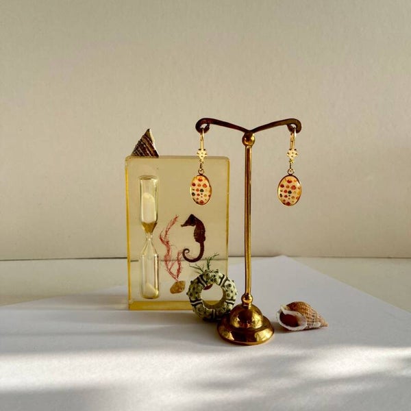 Cameo Shell Earrings 03CS