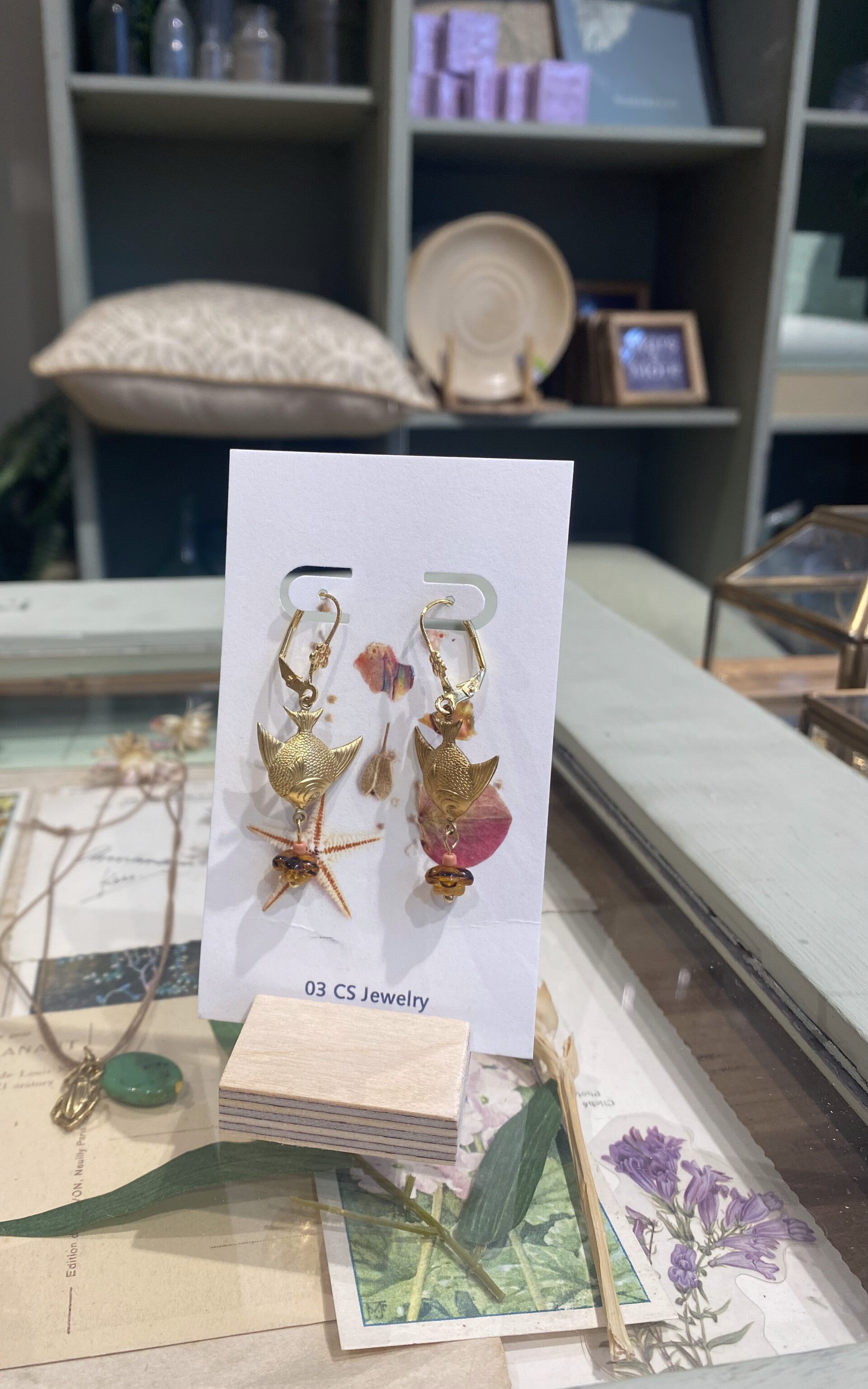 Fish Earrings 03CS - 228