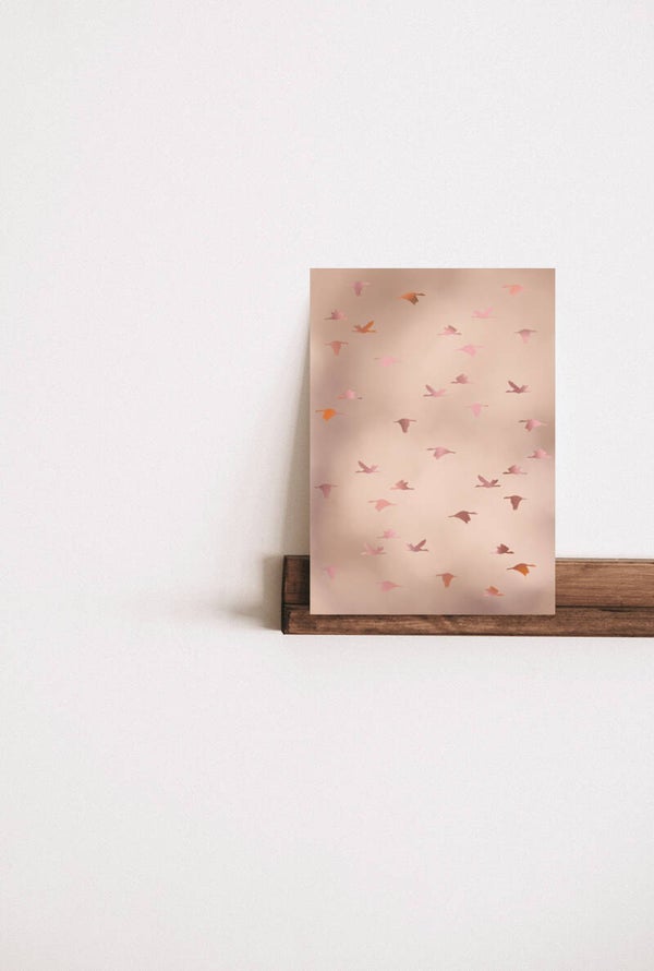 Postcard Huis van Mijn "Flying birds" No: 12