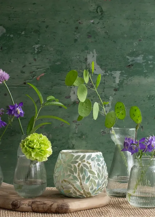 Theelichtgroen mozaïek