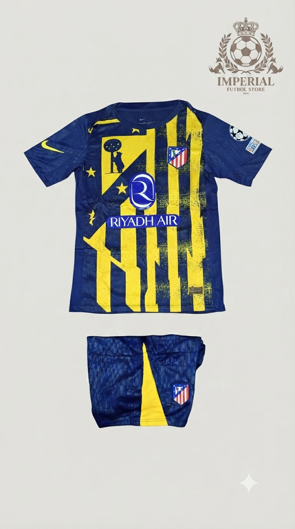 UNIFORME ATLETICO DE MADRID vISITA ¨REPLICA¨1PIEZA