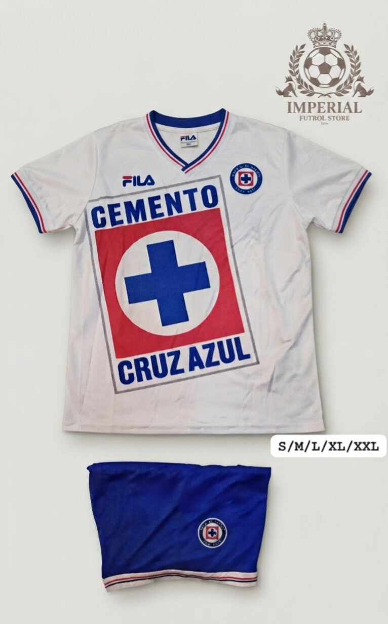 UNIFORME CRUZ AZUL VISITANTE OLDIES ¨REPLICA¨1 PIEZA