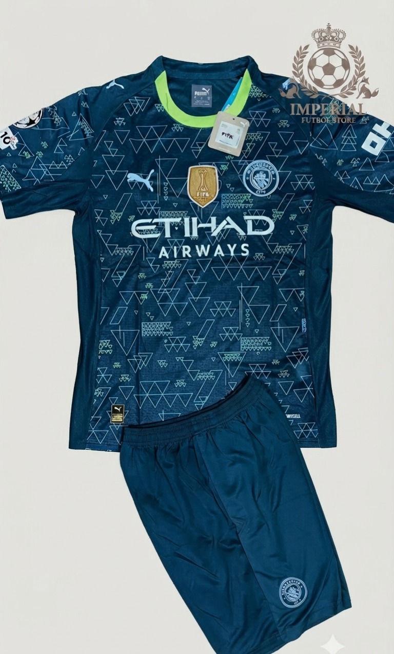 UNIFORME MANCHESTER CITY ALTERNATIVO ¨REPLICA¨1 PIEZA