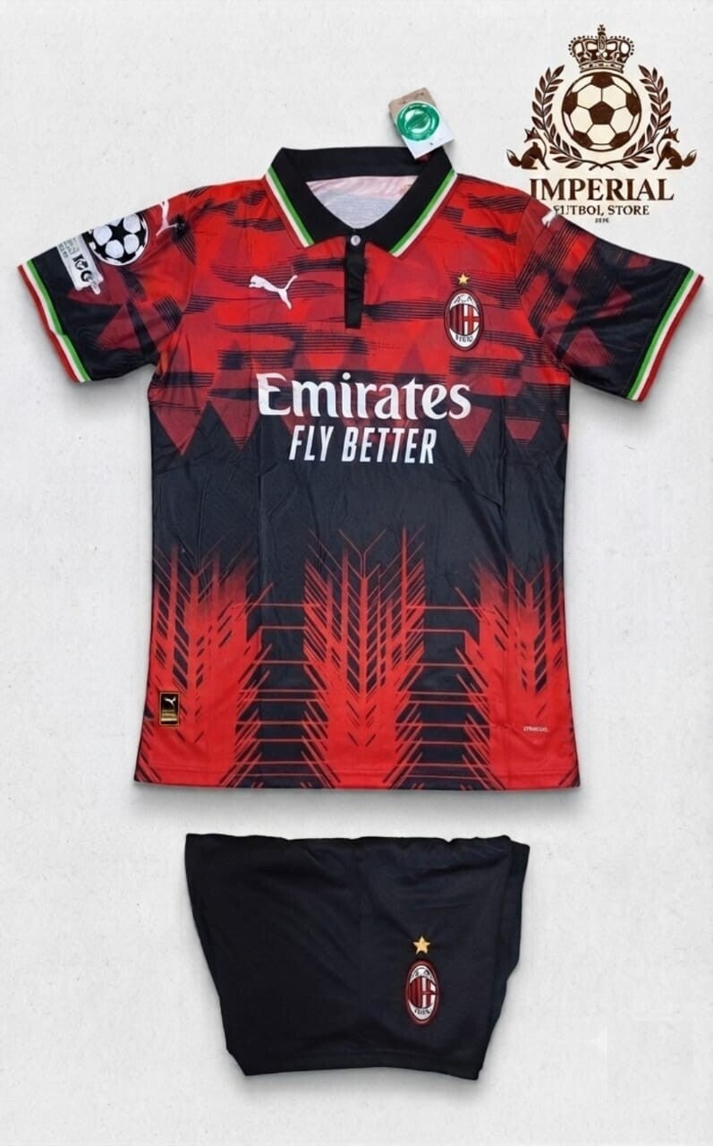 UNIFORME AC. MILAN ALTERNATIVO ¨REPLICA¨ 1 PIEZA