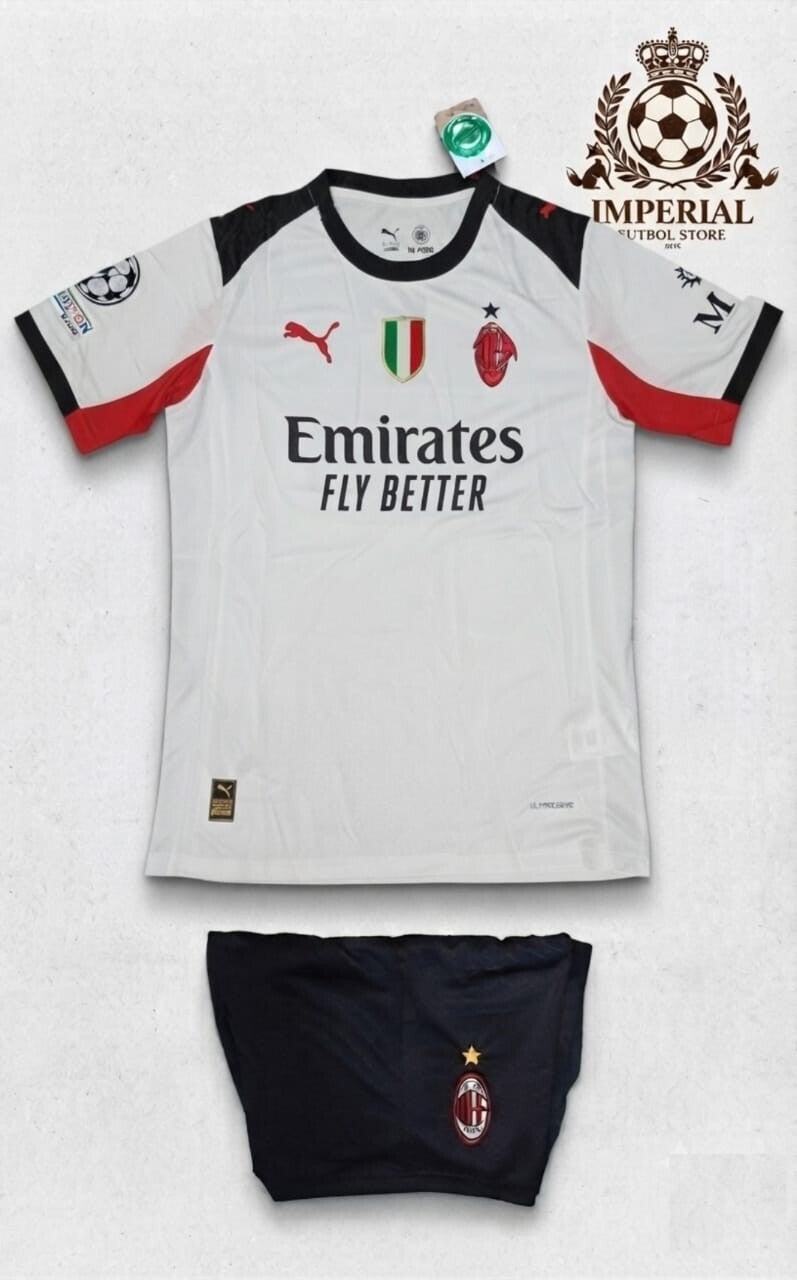 UNIFORME AC. MILAN VISITA ¨REPLICA¨ 1 PIEZA