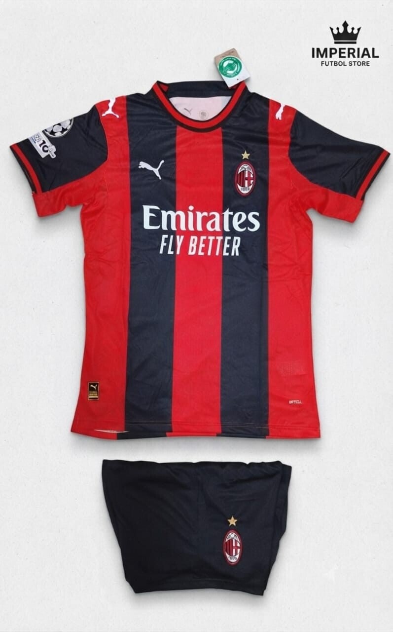 UNIFORME AC. MILAN LOCAL ¨REPLICA¨ 1 PIEZA