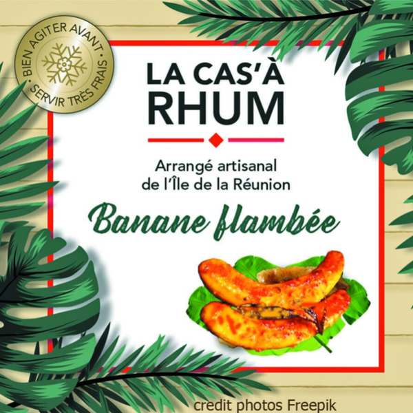 arrangé Banane flambée        Vol 34%       50Cl