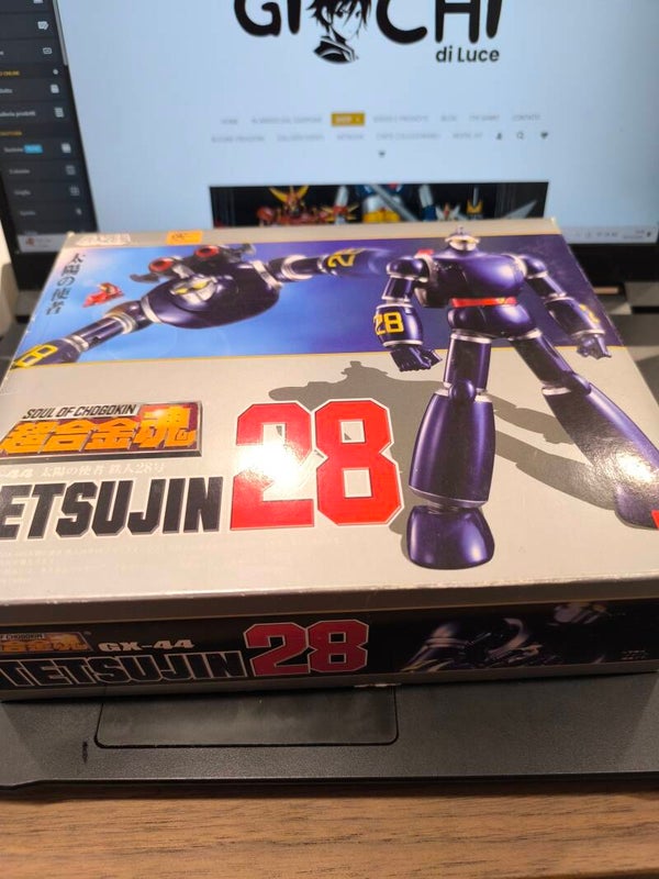 Bandai Soul of Chogokin GX-44 - Tetsujin 28-go (Super Robot 28) Versione Volante - Die-Cast