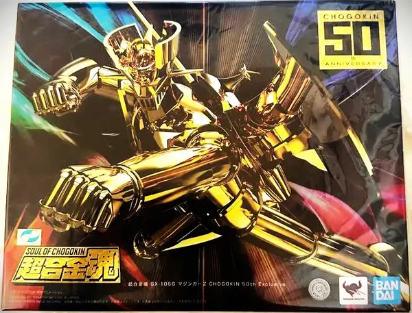 Soul of Chogokin GX-105G Mazinger Z - CHOGOKIN 50th Exclusive (Versione Dorata Esclusiva)