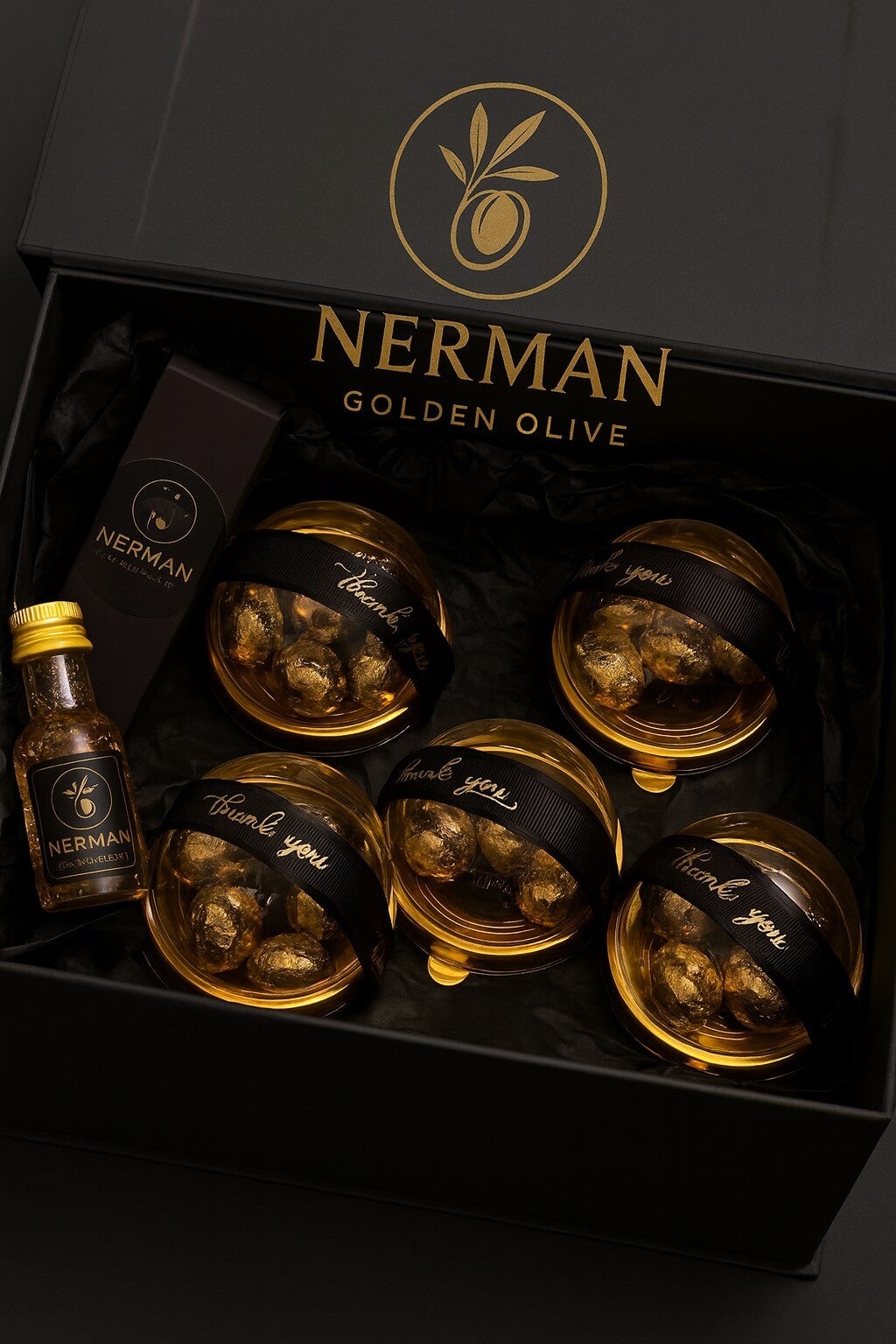 Olijf Gold 24K – Luxury Olive Oil & Golden Olives