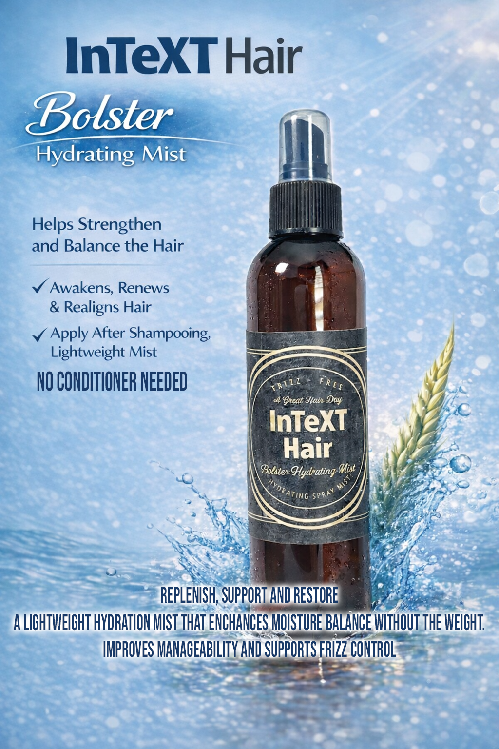 Bolster hydrating mist