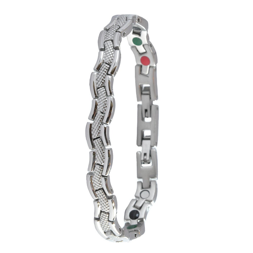 17076B Armband gemaakt van edel (chirurgisch) staal.