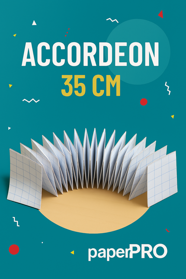 Accordéon de 35cm - 5 feuilles
