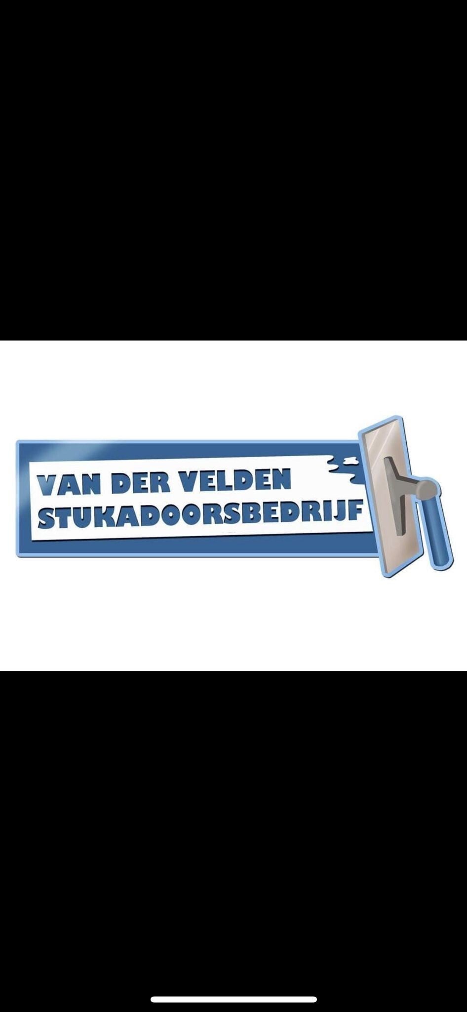 Van der Velden Stukadoors bedrijf logo
