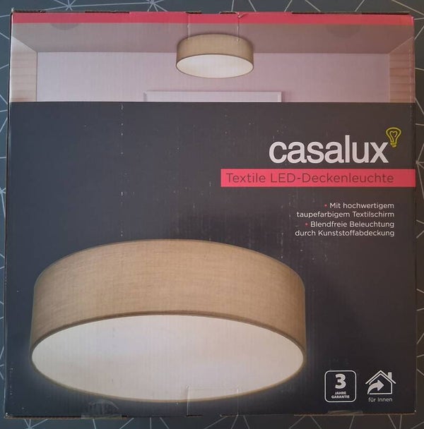 Textil LED Deckenleuchte