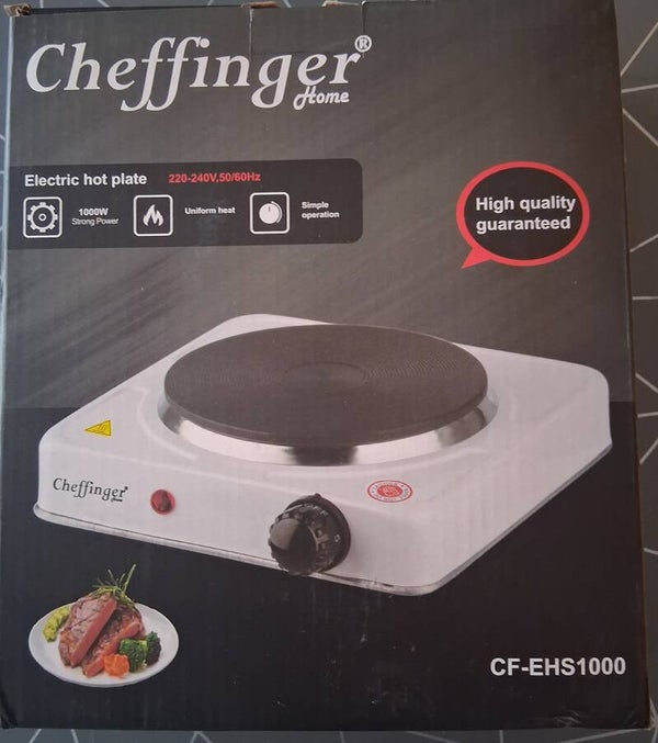 Cheffinger Eleķtrische Grillplatte mit 1000W