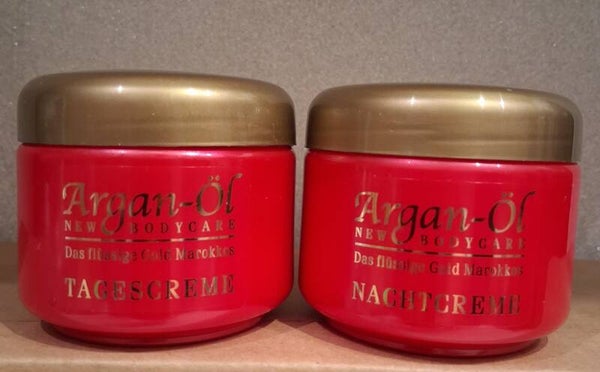 🌿 Argan-Öl New Bodycare – Tagescreme & Nachtcreme Set (2 × 125 ml)