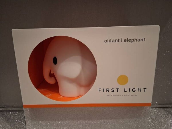 First Light – Elephant | Rechargeable Night Light – 18 cm