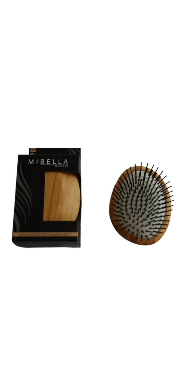 🌿 MIBELLA Beauty & Co – Holz Haarbürste