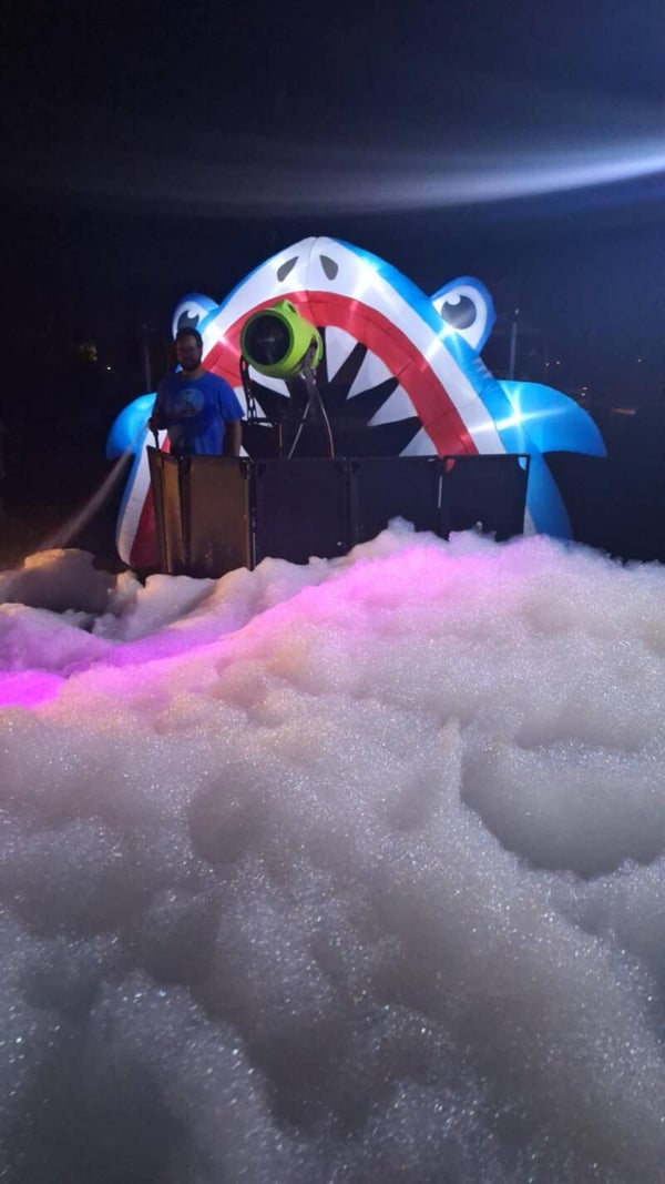 "DEEP SEA DIVER" UV Glow Foam Party