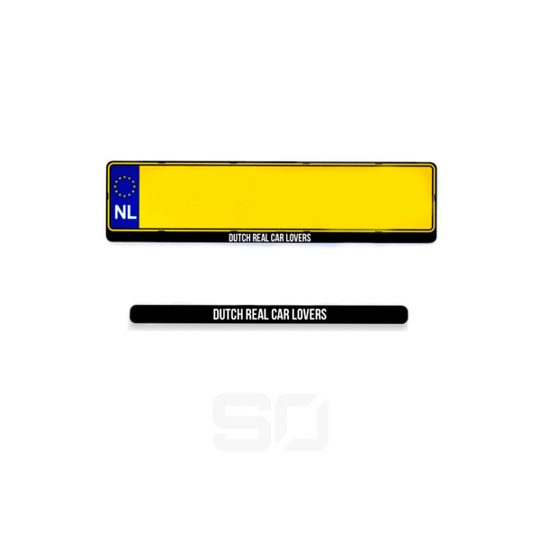 DRCL autokentekenplaat sticker