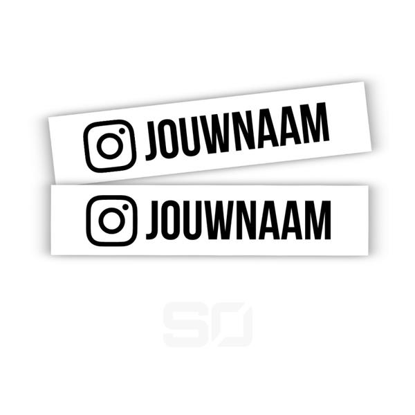 Custom Instagram stickers (2 stuks)