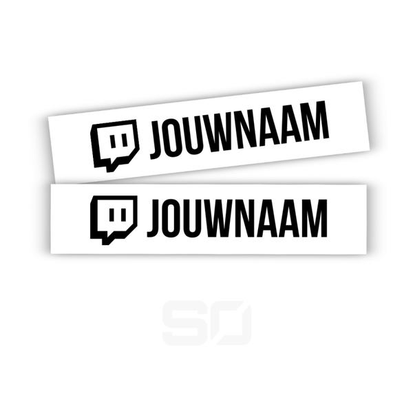 Custom Twitch stickers (2 stuks)