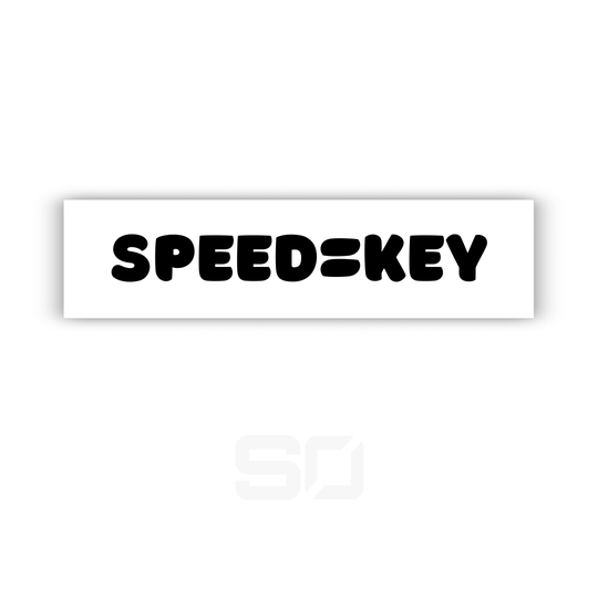 Speed = Key sticker