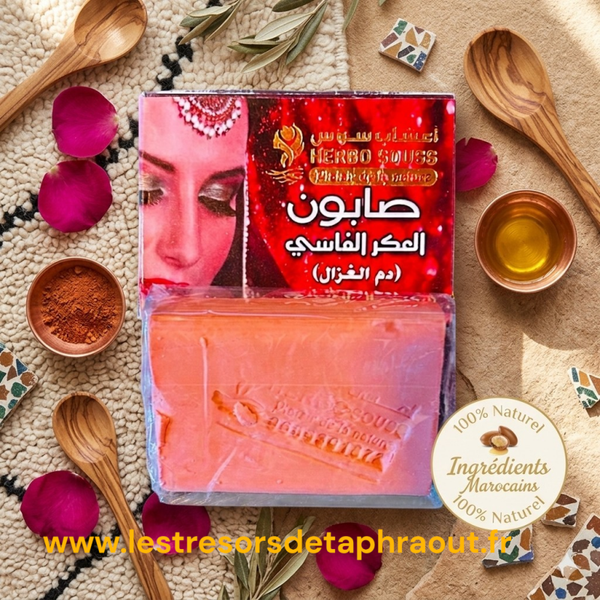 Savon naturel au coquelicot Herbo souss