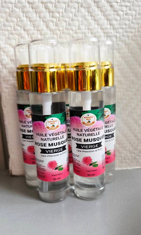 Huile de rose musquée 100% pur APHRO bio - 50ml