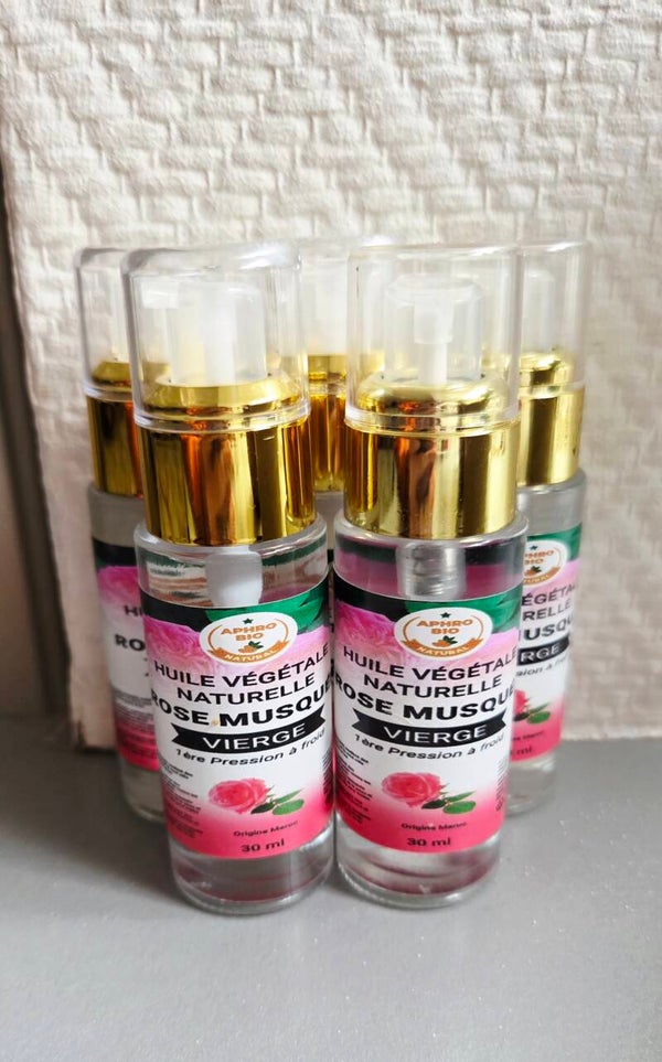 Huile de rose musquée 100% pur APHRO bio 30ml -