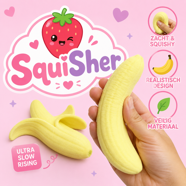Bananen squishy slow-rising