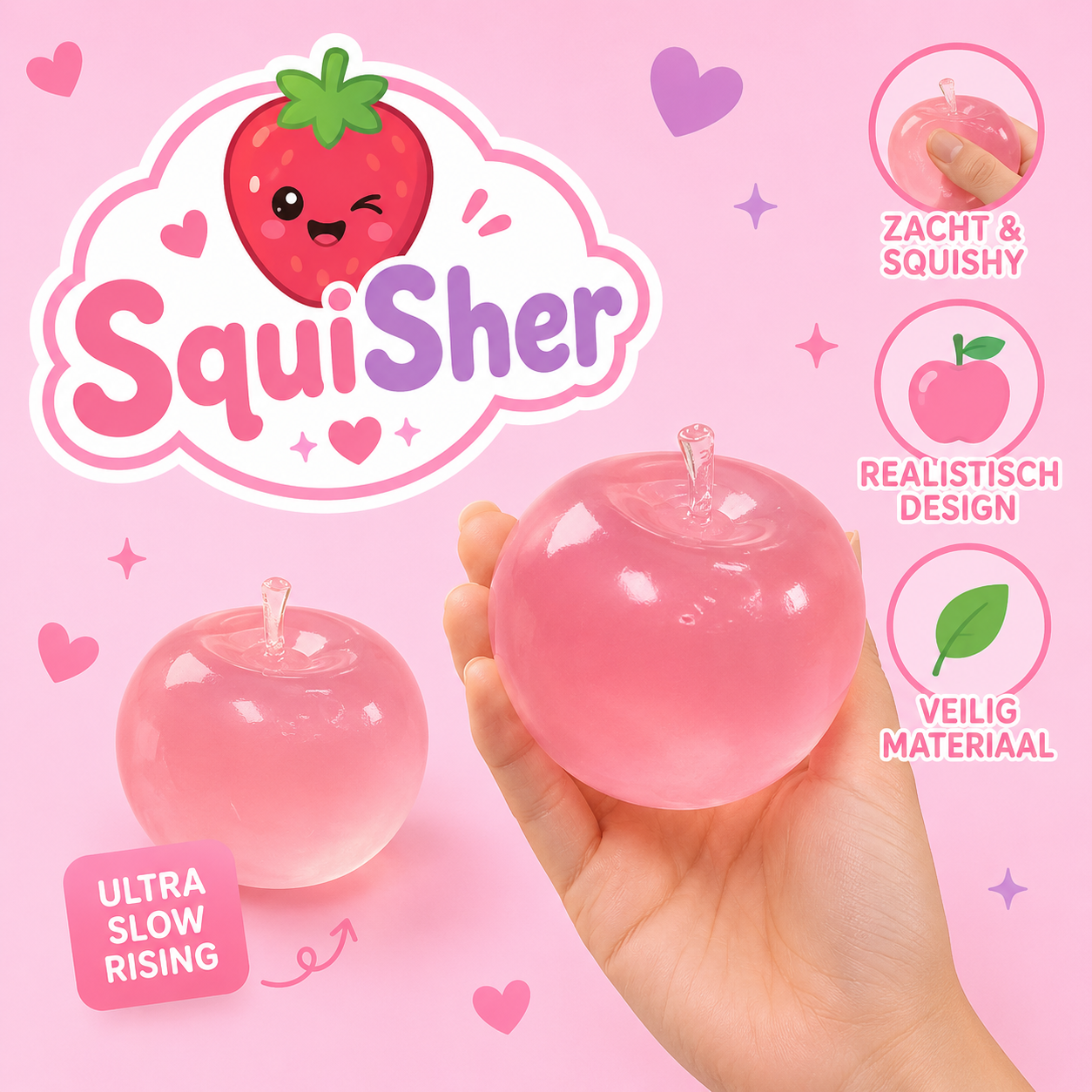 Roze appel harde squishy