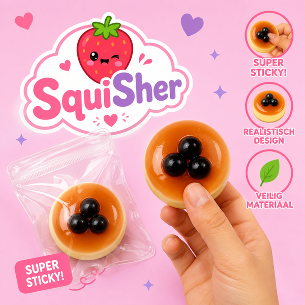 Bosbes pancake sticky taba squishy