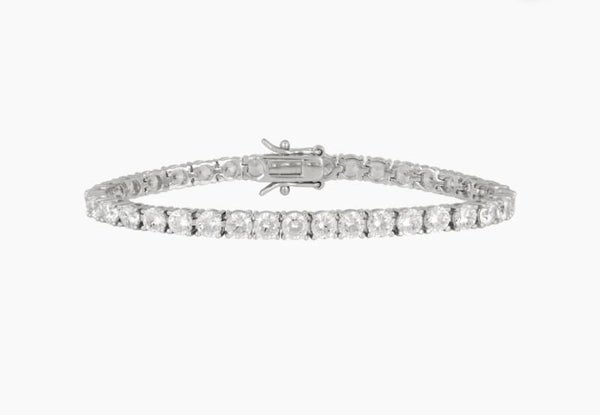 Wide Tennis Bracelet