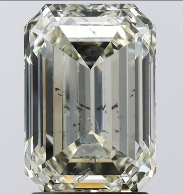 2.52-Carat Emerald Shape Natural Diamond