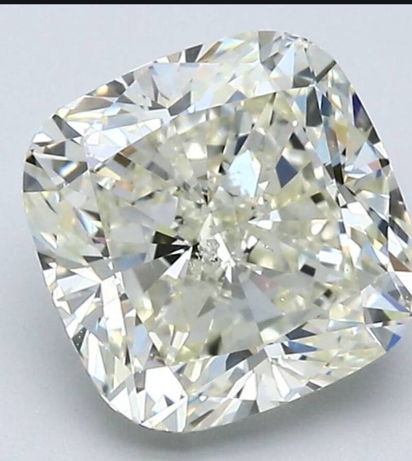 2.51-Carat Cushion Shape Natural Diamond
