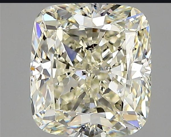 3.01-Carat Cushion Shape Natural Diamond
