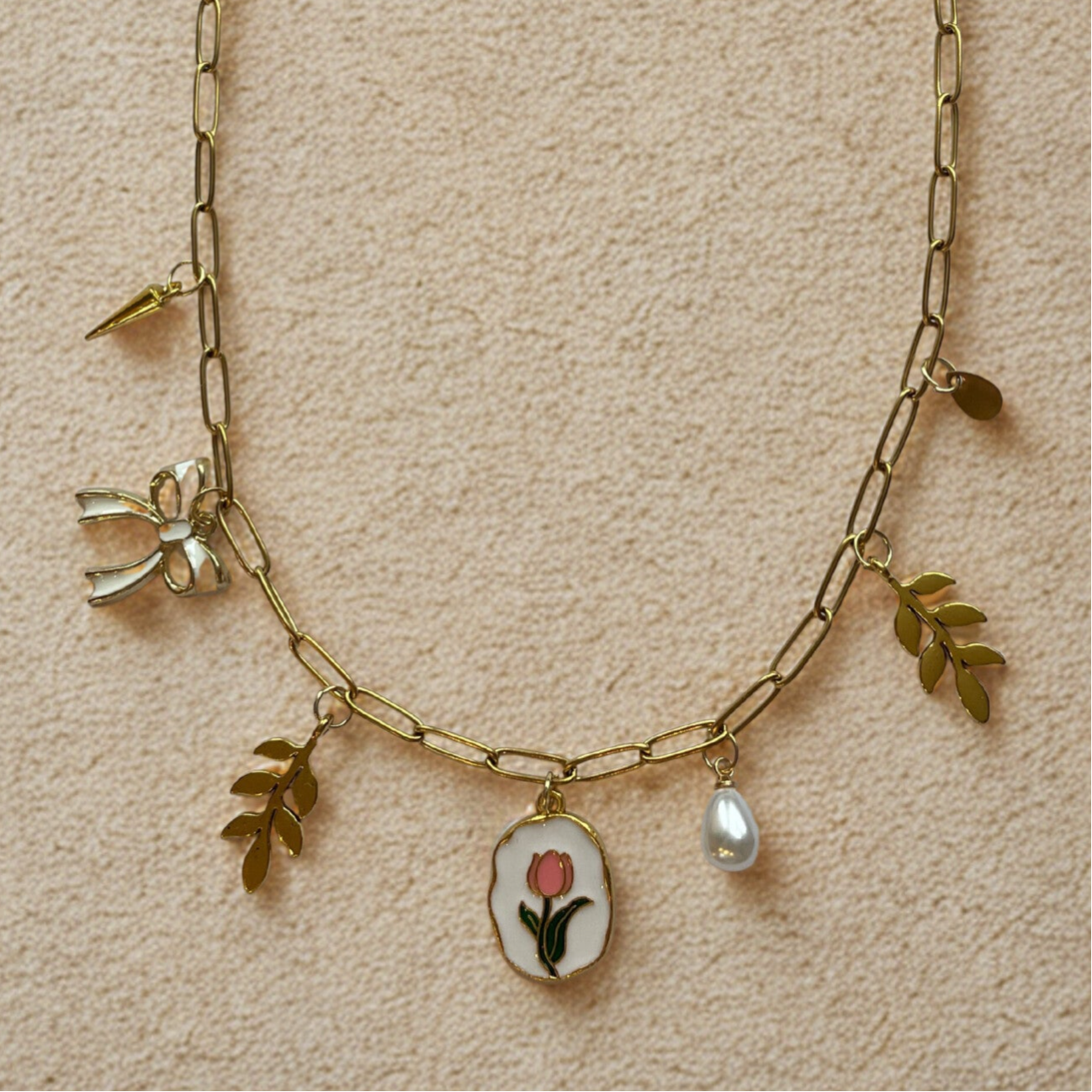 Ketting Oil Bloom - Touch of White
