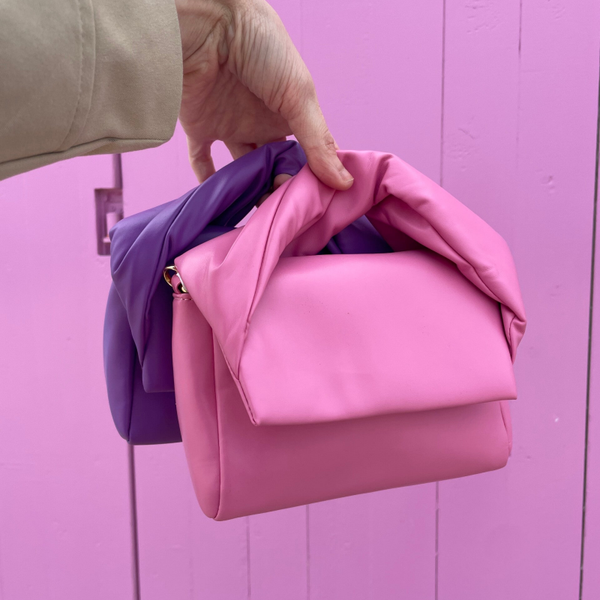 Tas met gedraaid handvat - Roze