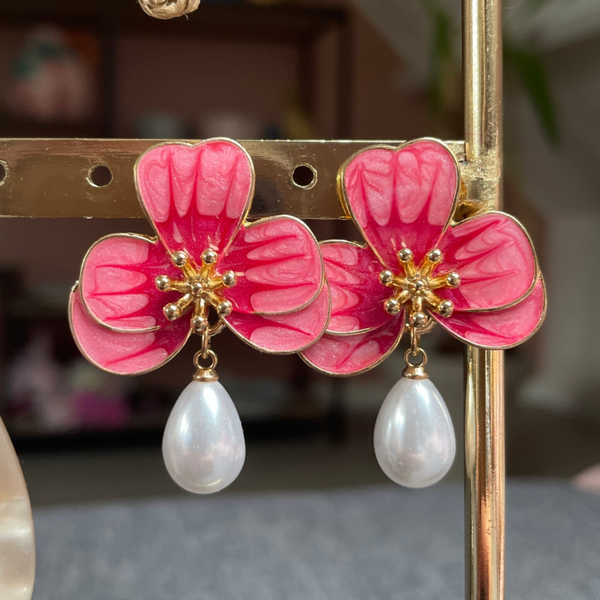 LL | Oorbellen Rose Lelie