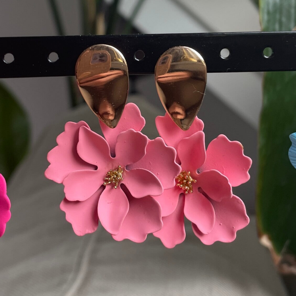 LL |  Oorbellen Flower Sweet - Licht Roze